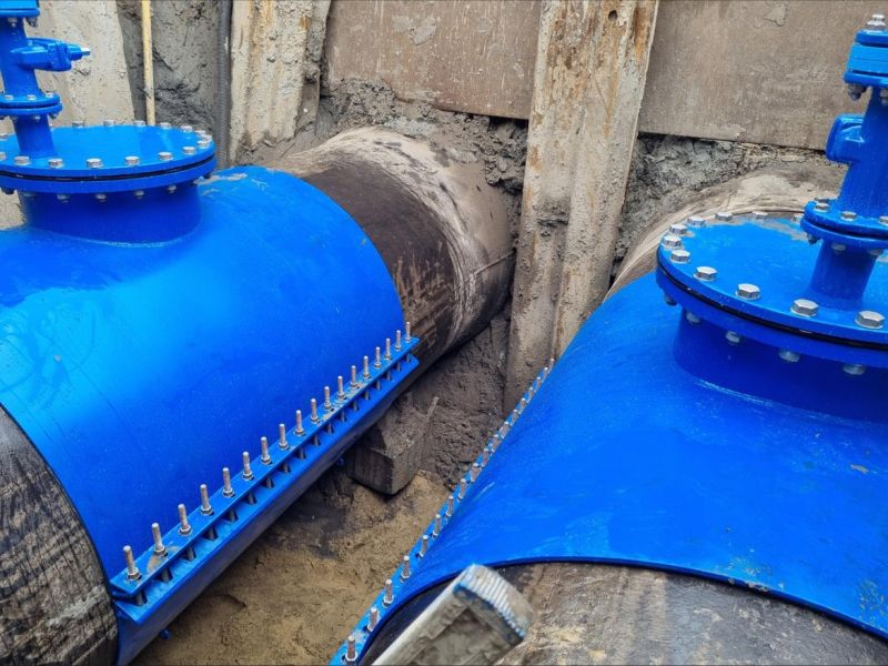 Project Zwaagdijk – Aanboorzadels DN1400