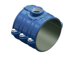 Inlaatring voor PVC/PE met schroefdraaduitlaat