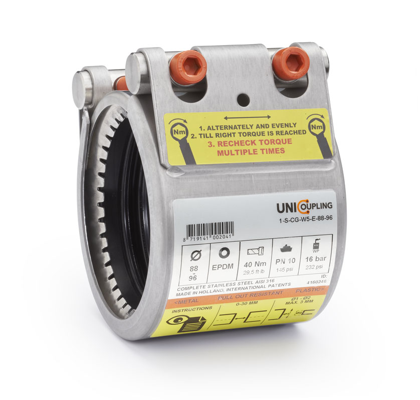 UNI-Combigrip-koppelingen