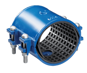 Hegawa ductiel ijzeren reparatieklemmen, 2-delig