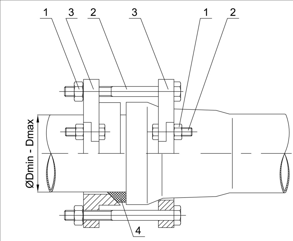 Hegawa-klokverbindingreparatieklem
